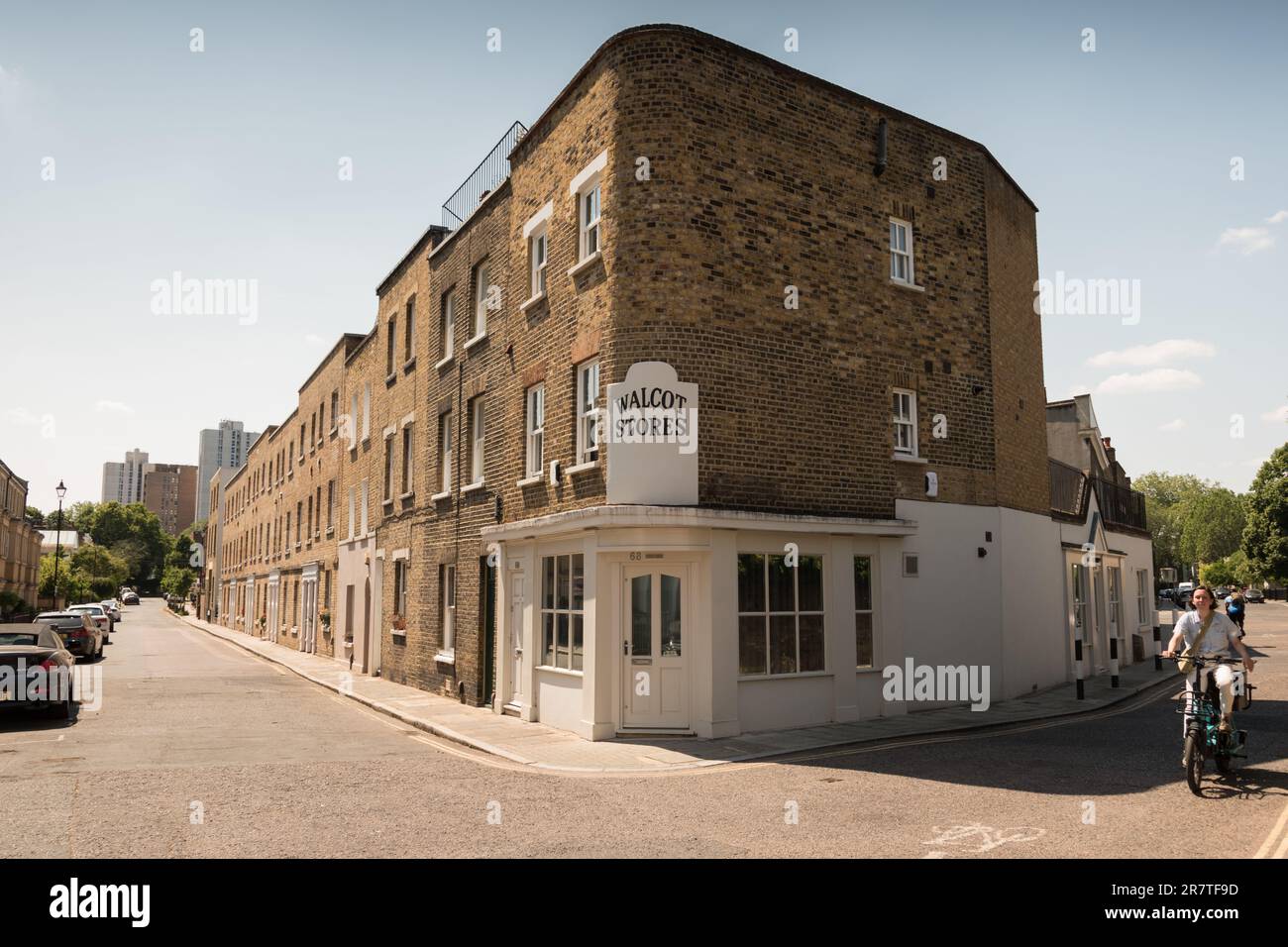 The former Walcot Stores corner shop building on Walcot Square, Lambeth
