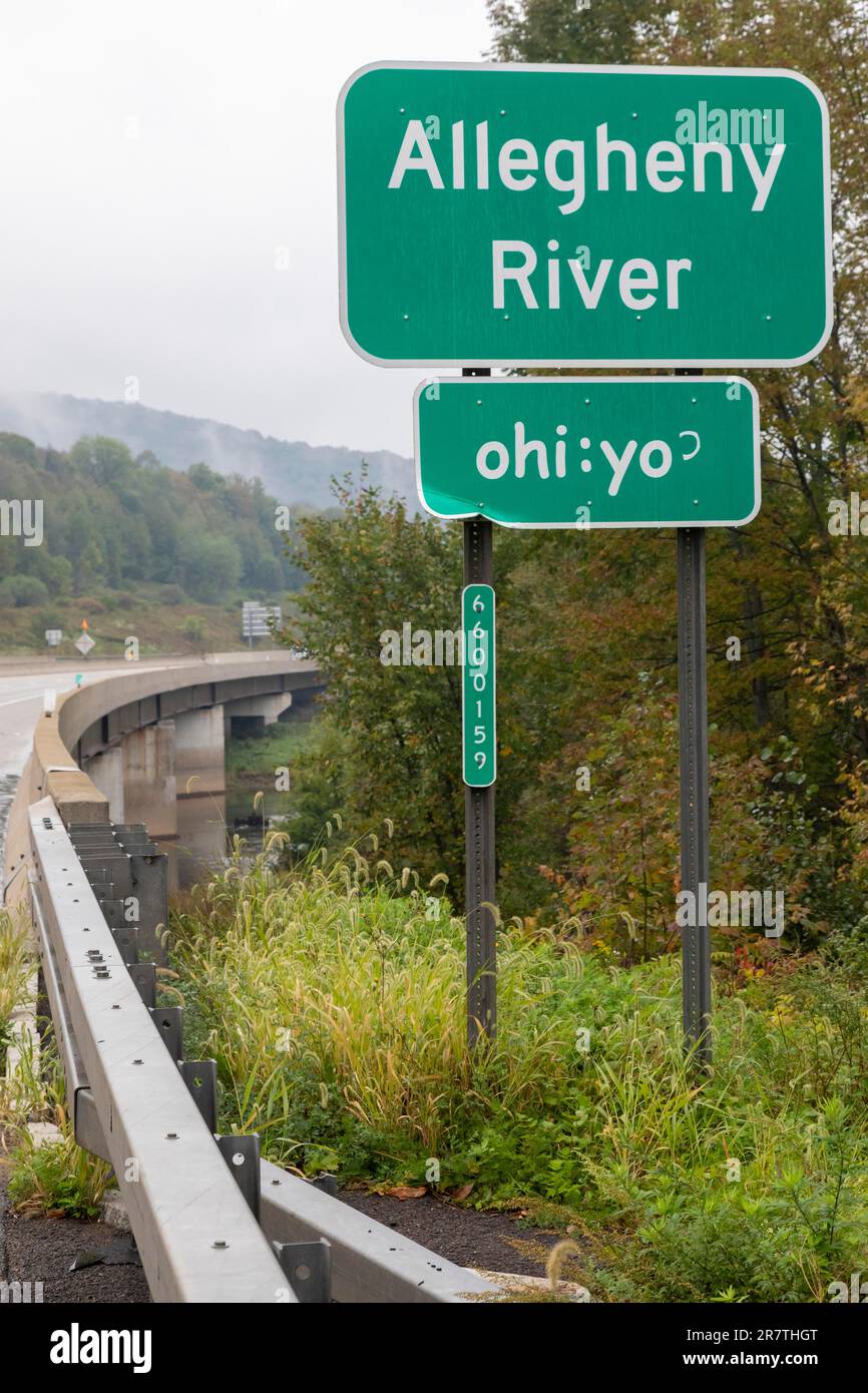 Salamanca, New York, Road signs in the Seneca Nation are bilingual, in