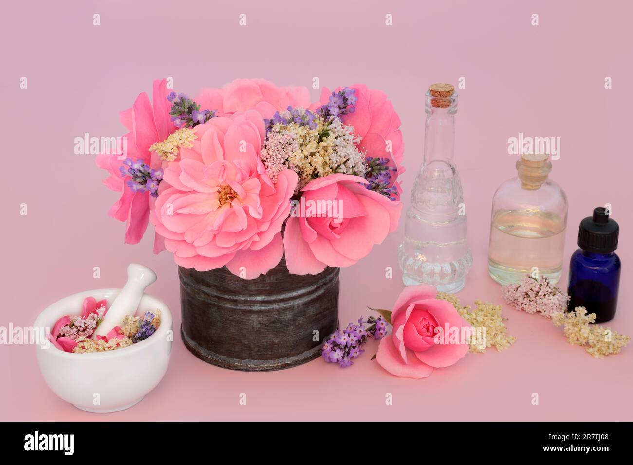 Adaptogen flowers, wildflowers & herbs used in natural herbal medicine