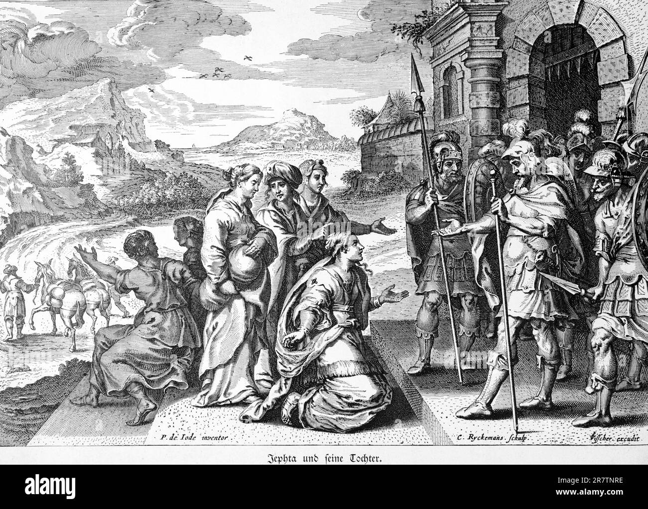 Jephta and his daughter, Book of Judges, Chapter 11, Verses 2940, Old Testament, Bible