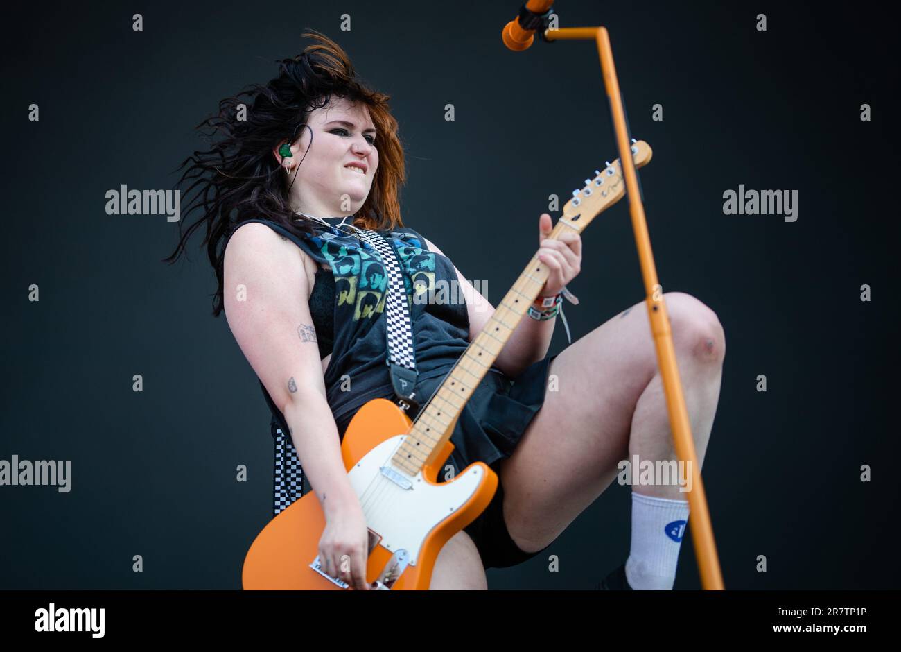 Neuhausen Ob Eck, Germany. 17th June, 2023. Singer Gayle plays at the Southside Festival 2023. The rock music festival is one of the biggest German open-air festivals. Credit: Christoph Schmidt/dpa/Alamy Live News Stock Photo