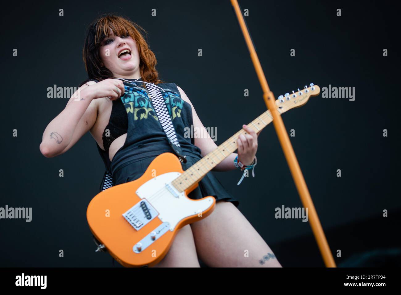Neuhausen Ob Eck, Germany. 17th June, 2023. Singer Gayle plays at the Southside Festival 2023. The rock music festival is one of the biggest German open-air festivals. Credit: Christoph Schmidt/dpa/Alamy Live News Stock Photo