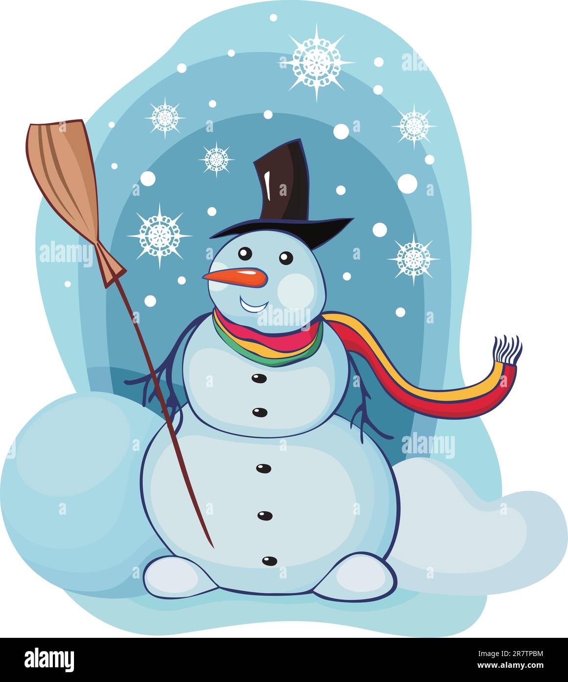 vector illustration of a christmas card Stock Vector Image & Art - Alamy