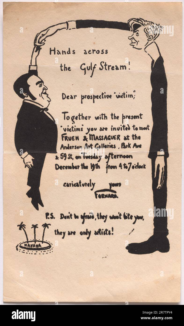 Alfred Frueh and Conrado Massaguer 1922 Stock Photo Alamy