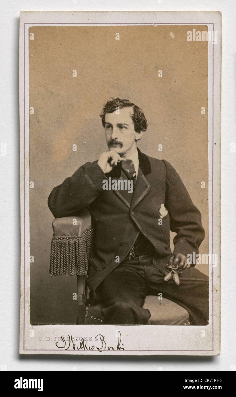 John Wilkes Booth c. 1862 Stock Photo Alamy