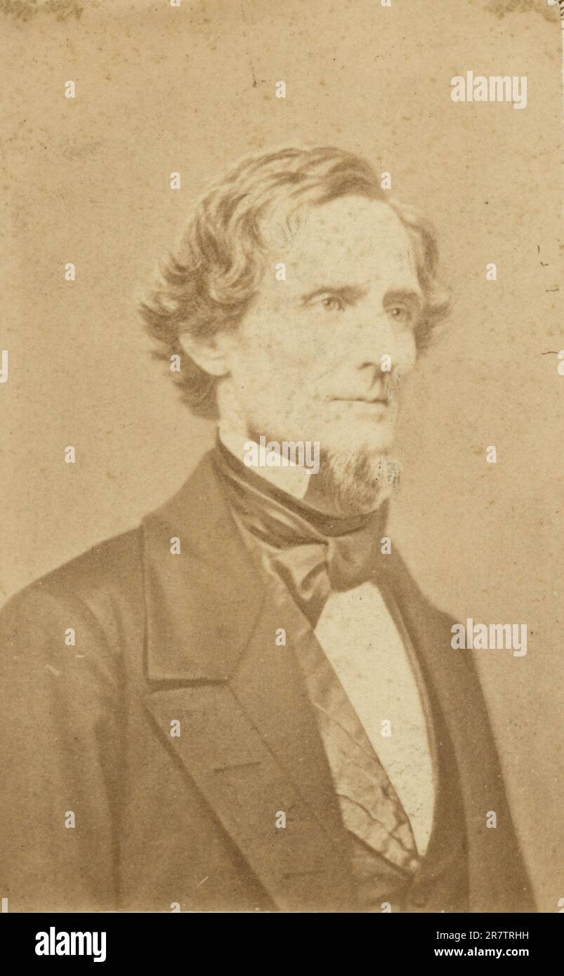 Jefferson Davis c. 1860 Stock Photo