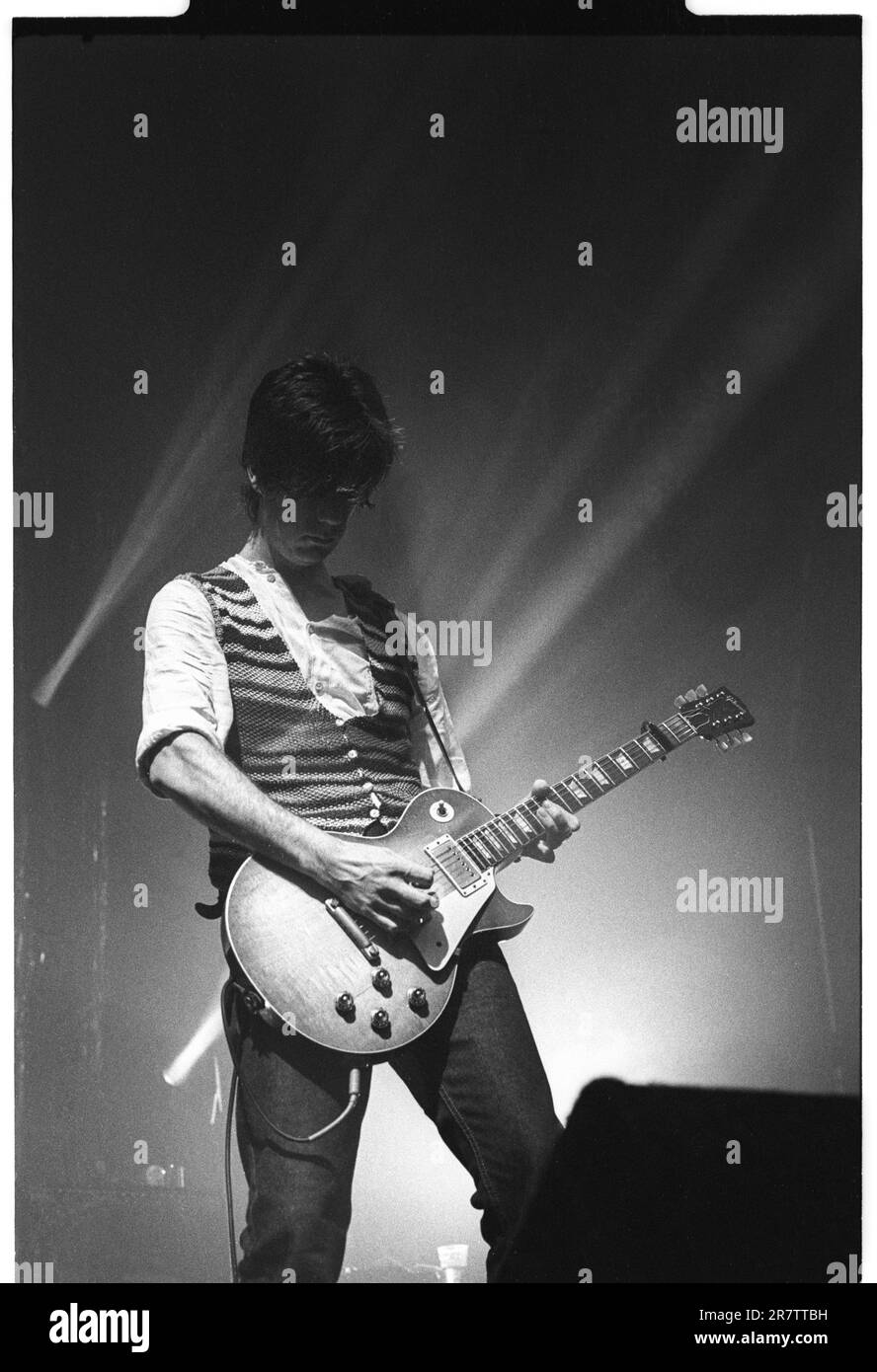 John squire the stone roses Black and White Stock Photos & Images - Alamy