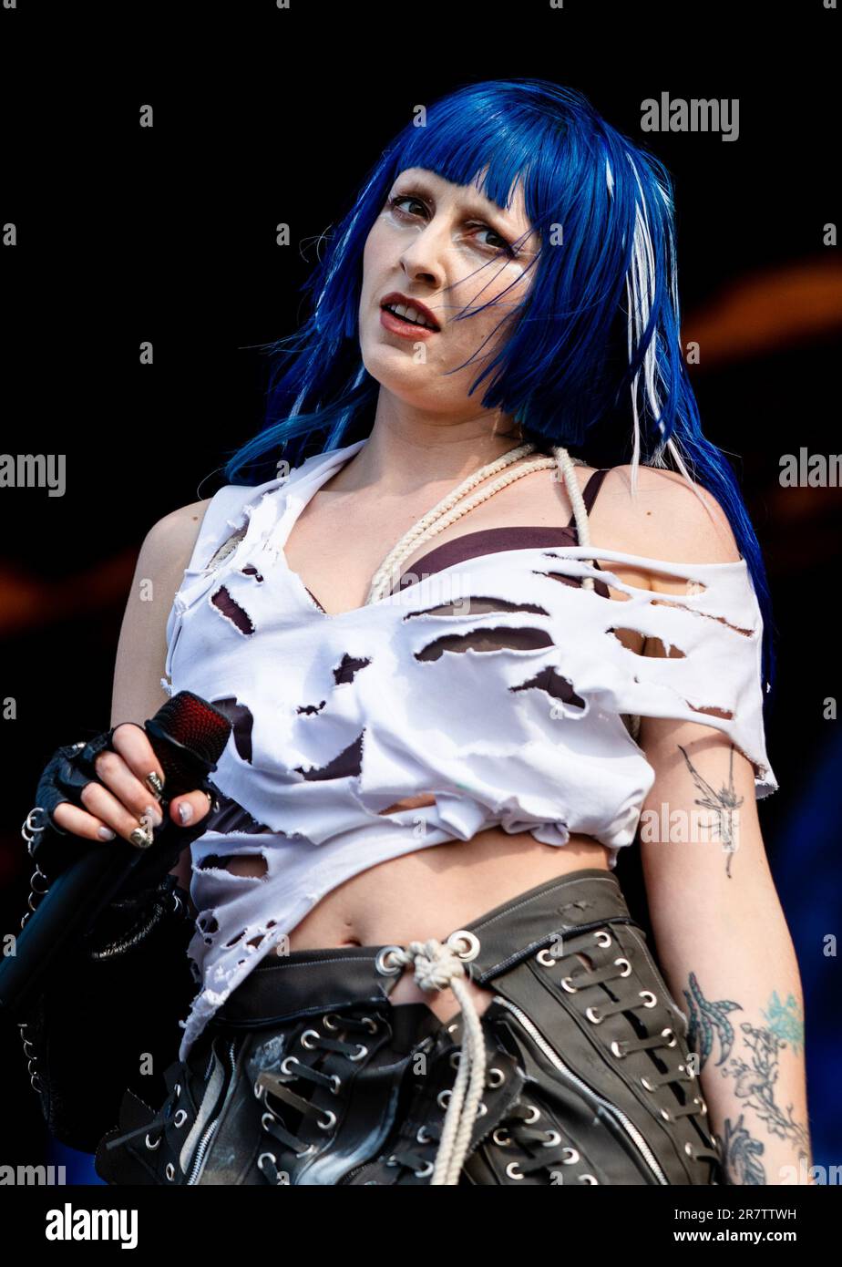 Neuhausen Ob Eck, Germany. 17th June, 2023. Singer and rapper Ashnikko