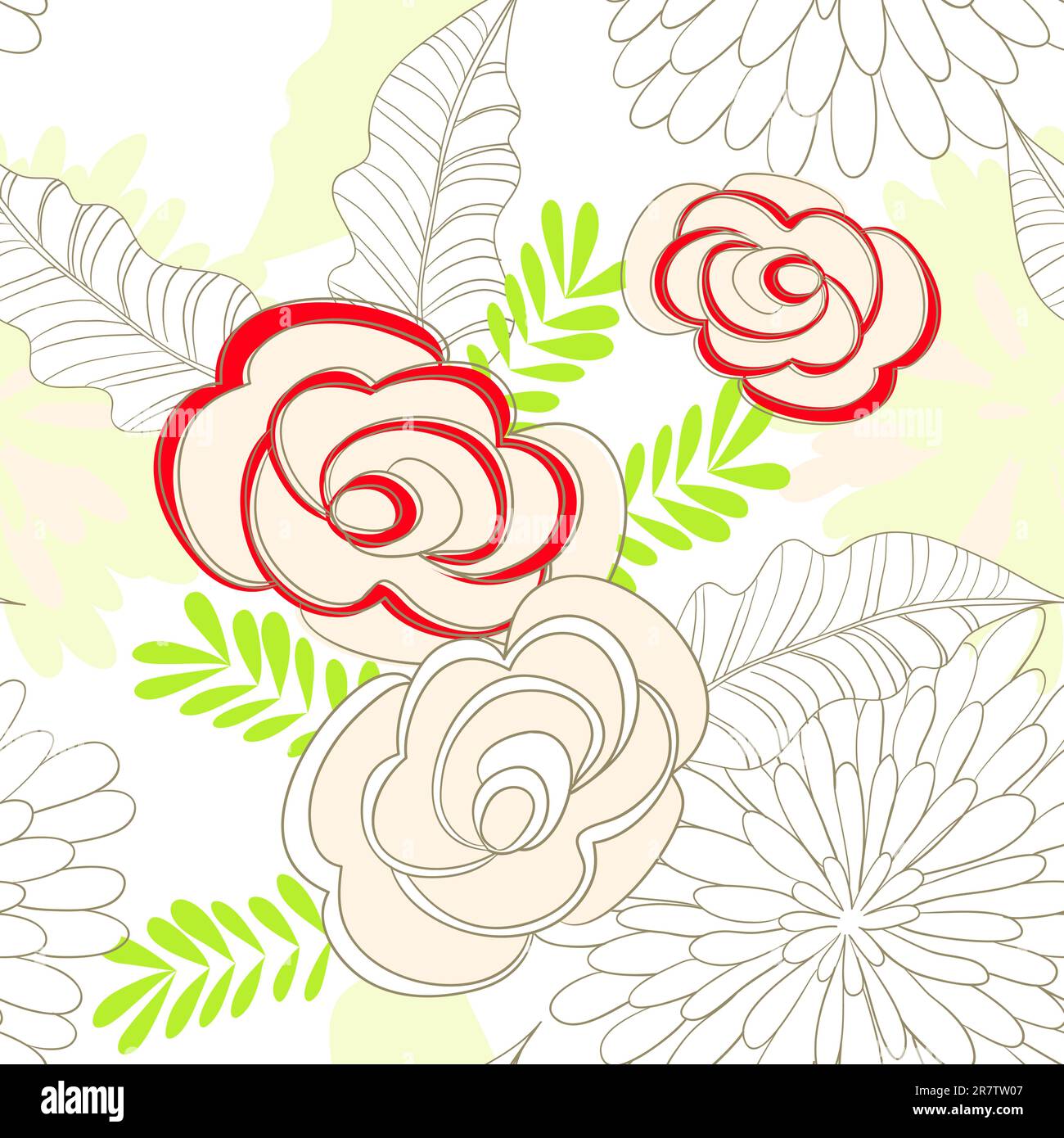 Summer seamless wallpaper Stock Vector Image & Art - Alamy