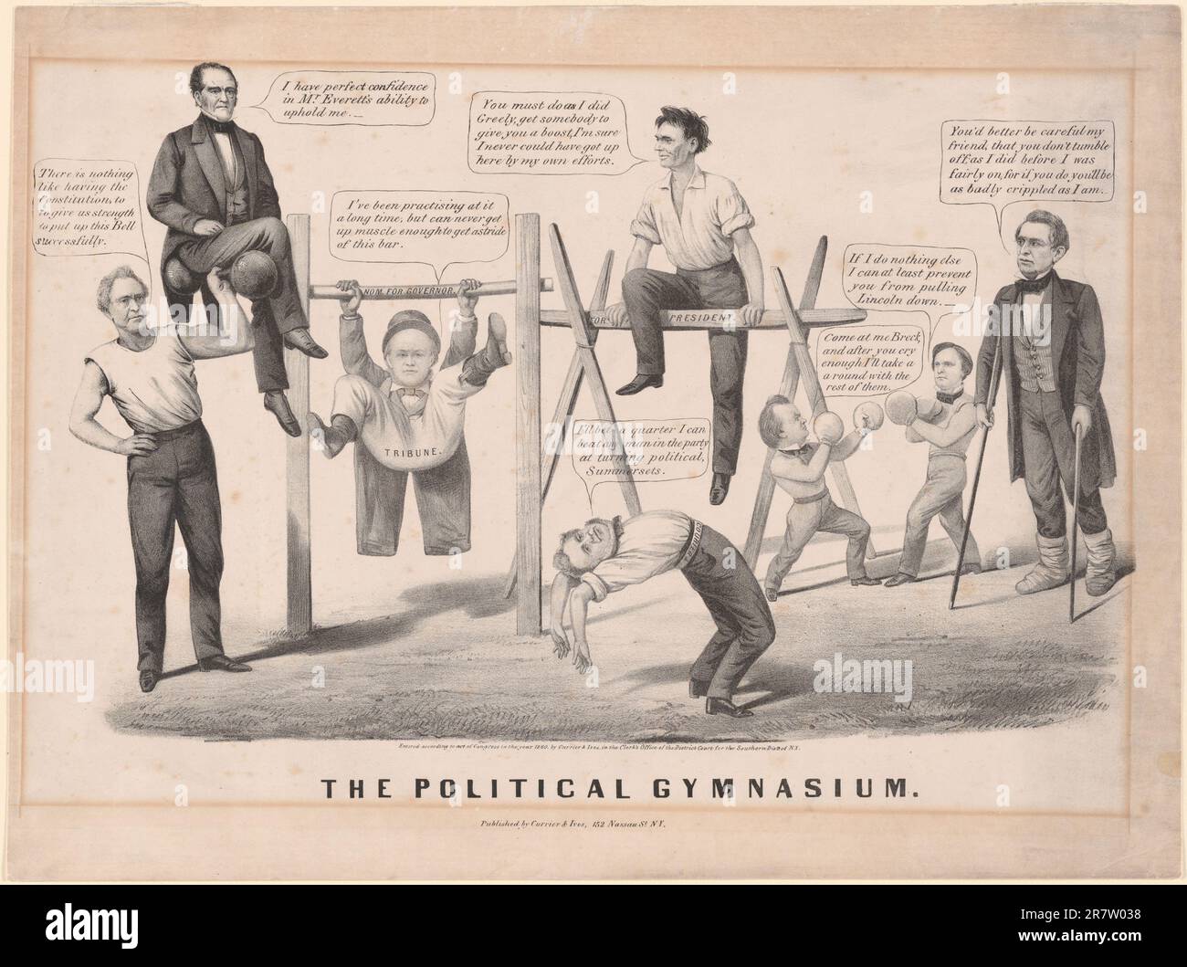 1860s political cartoons hi-res stock photography and images - Alamy