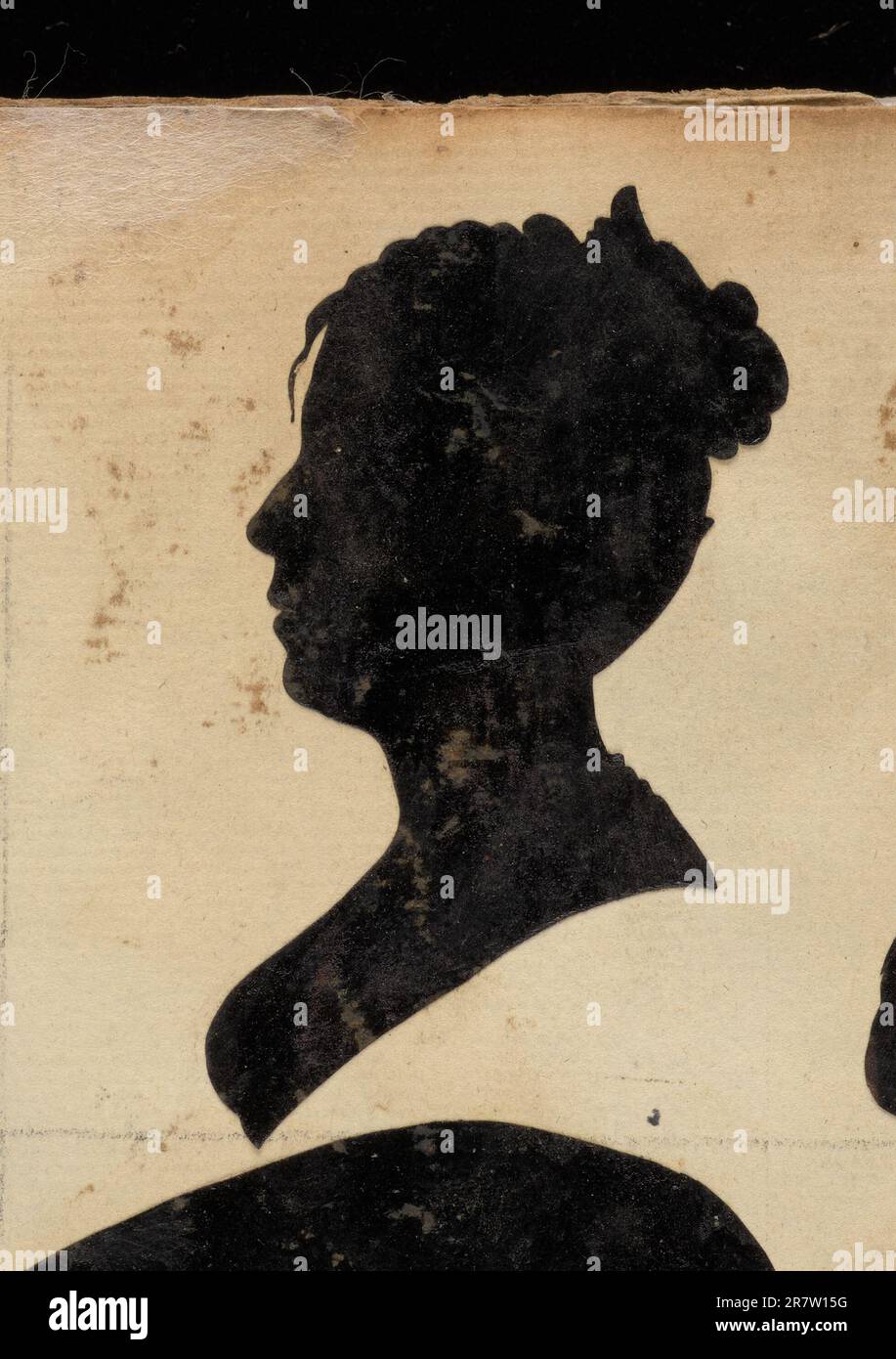 Woman 1800s silhouette hi-res stock photography and images - Alamy