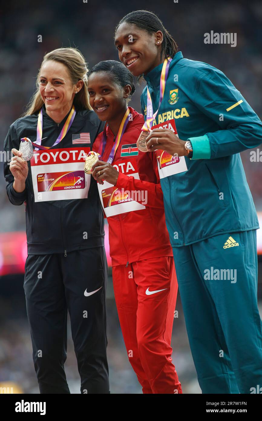 Faith Kipyegon at the award ceremony and receiving the medal at the ...