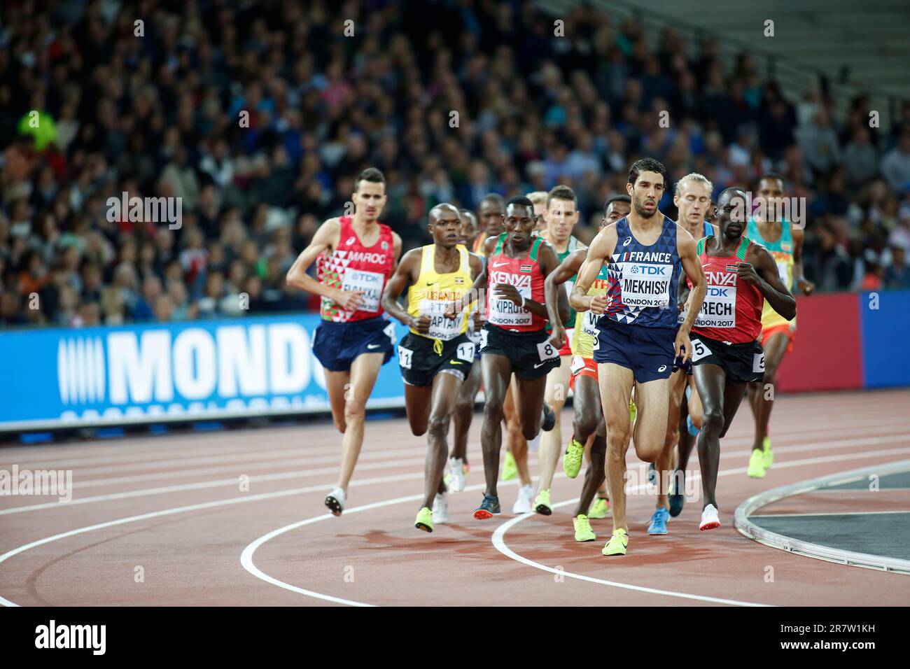 The final 3000 Metres Steeplechase at the World Athletics Championships London 2017 Stock Photo