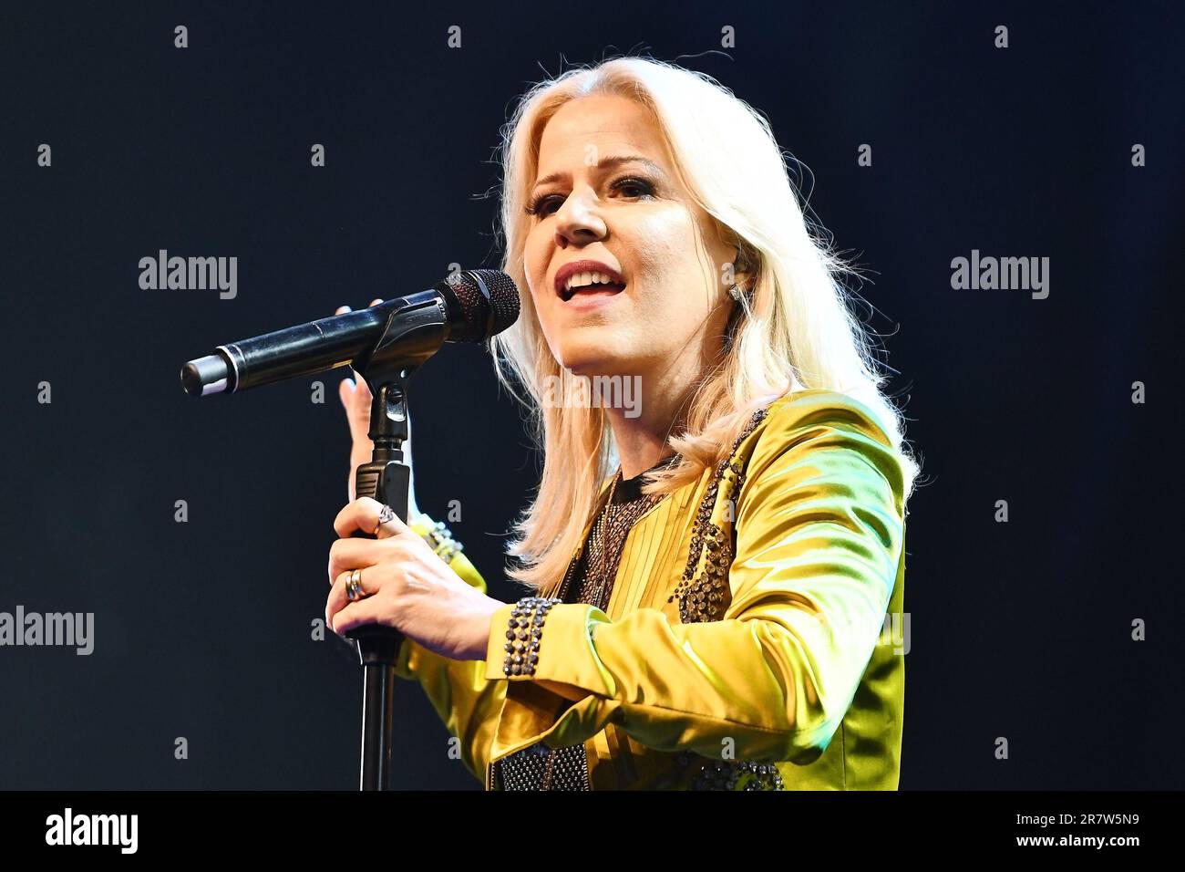 Rio de Janeiro, Brazil, June 3, 2023. Singer Paula Toller, during her
