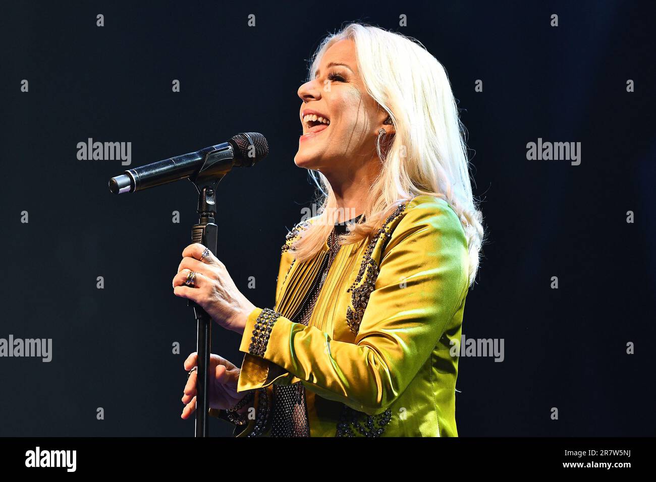 Rio de Janeiro, Brazil, June 3, 2023. Singer Paula Toller, during her