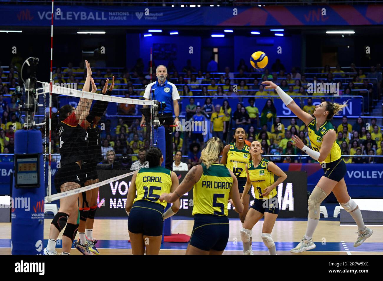 DF - BRASILIA - 06/17/2023 - LEAGUE OF THE WOMENS VOLLEYBALL NATIONS 2023, BRAZIL X GERMANY