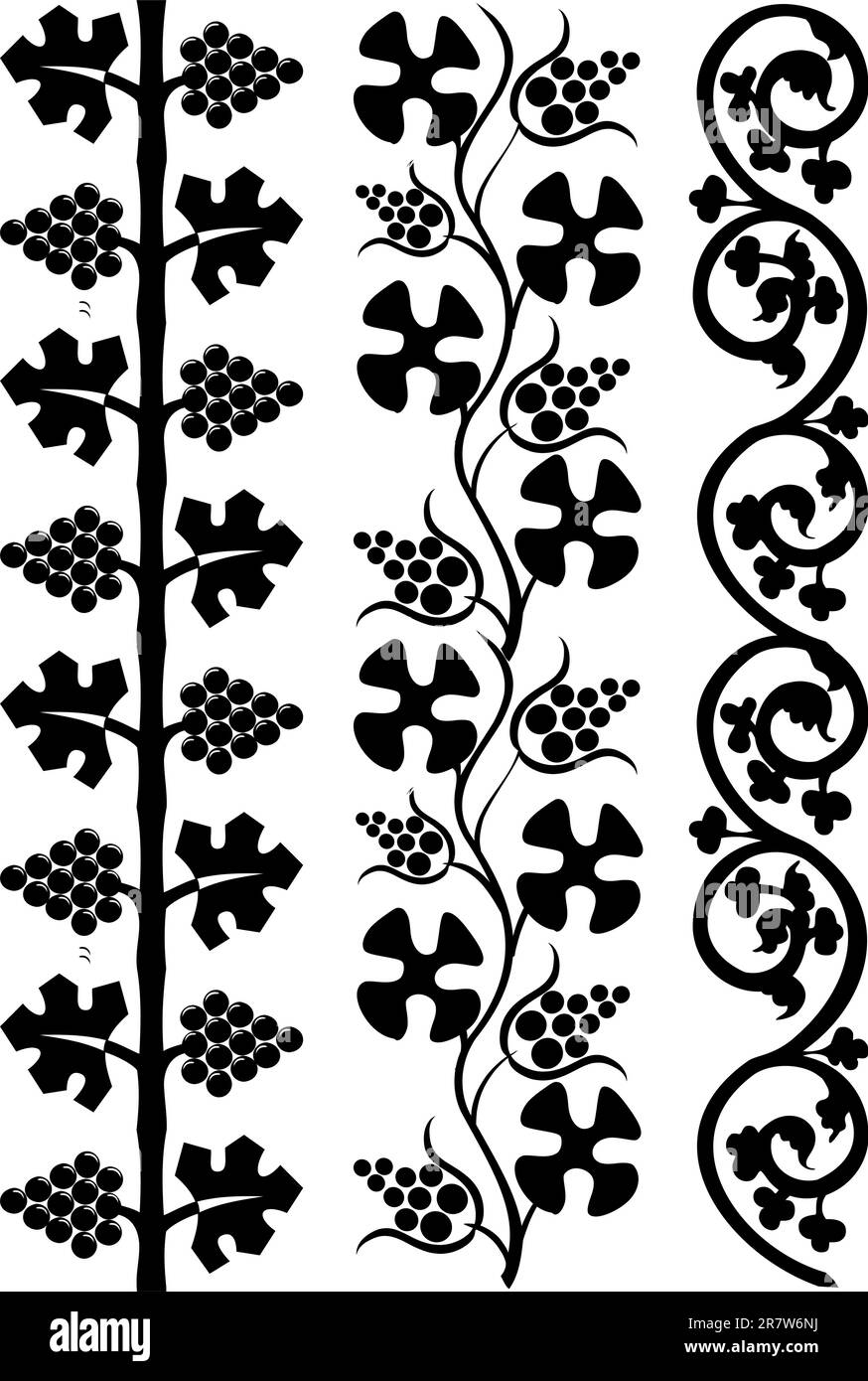 The set of the floral design elements Stock Vector Image & Art - Alamy