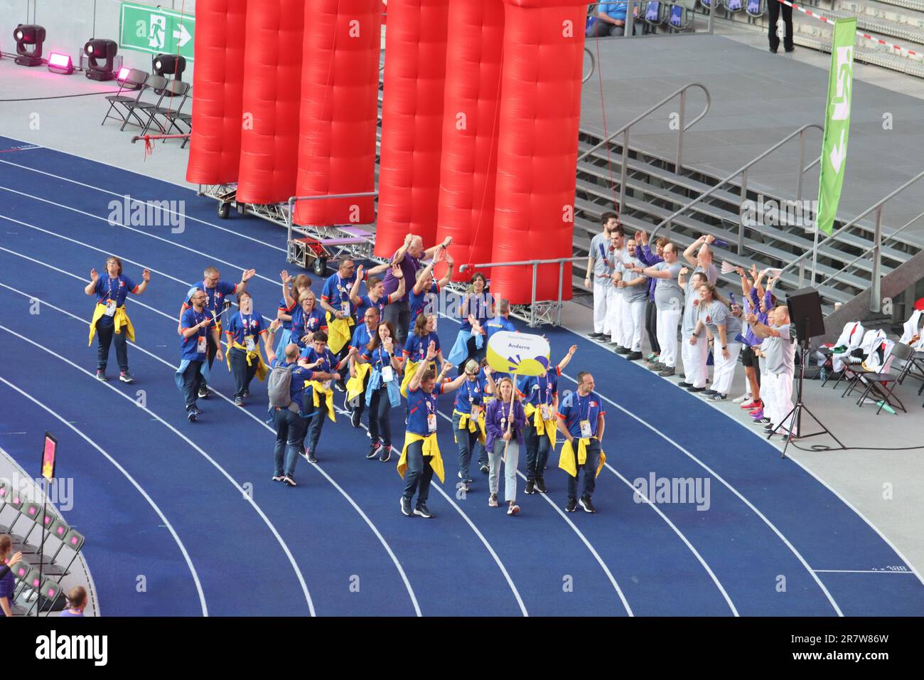 Berlin, Germany, 17, June, 2023. Olympics athletes entry during the ...