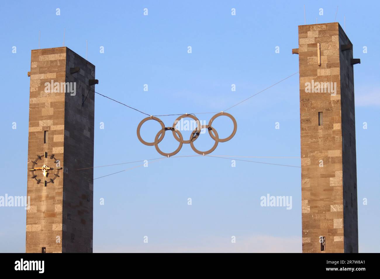 Berlin germany 17 june 2023 olympics symbols during the opening
