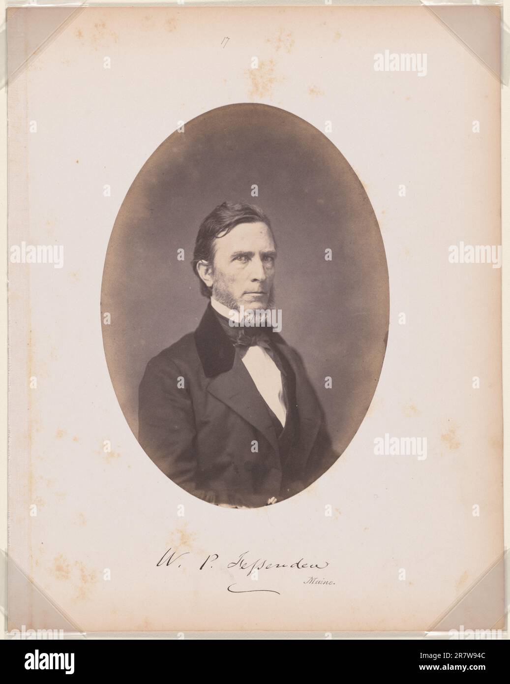 William Pitt Fessenden c. 1859 Stock Photo