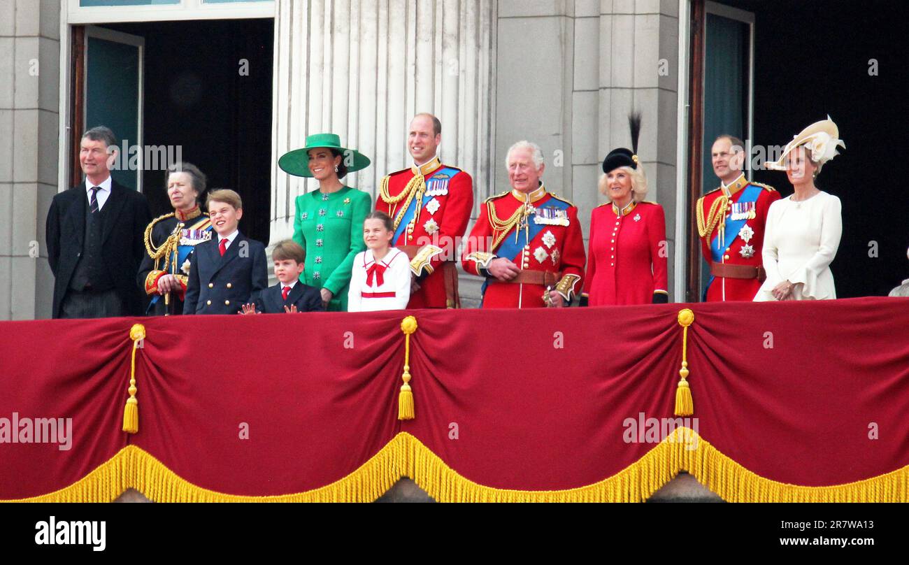 London, UK 17 June 2023 King Charles, Queen Camilla and Royal family