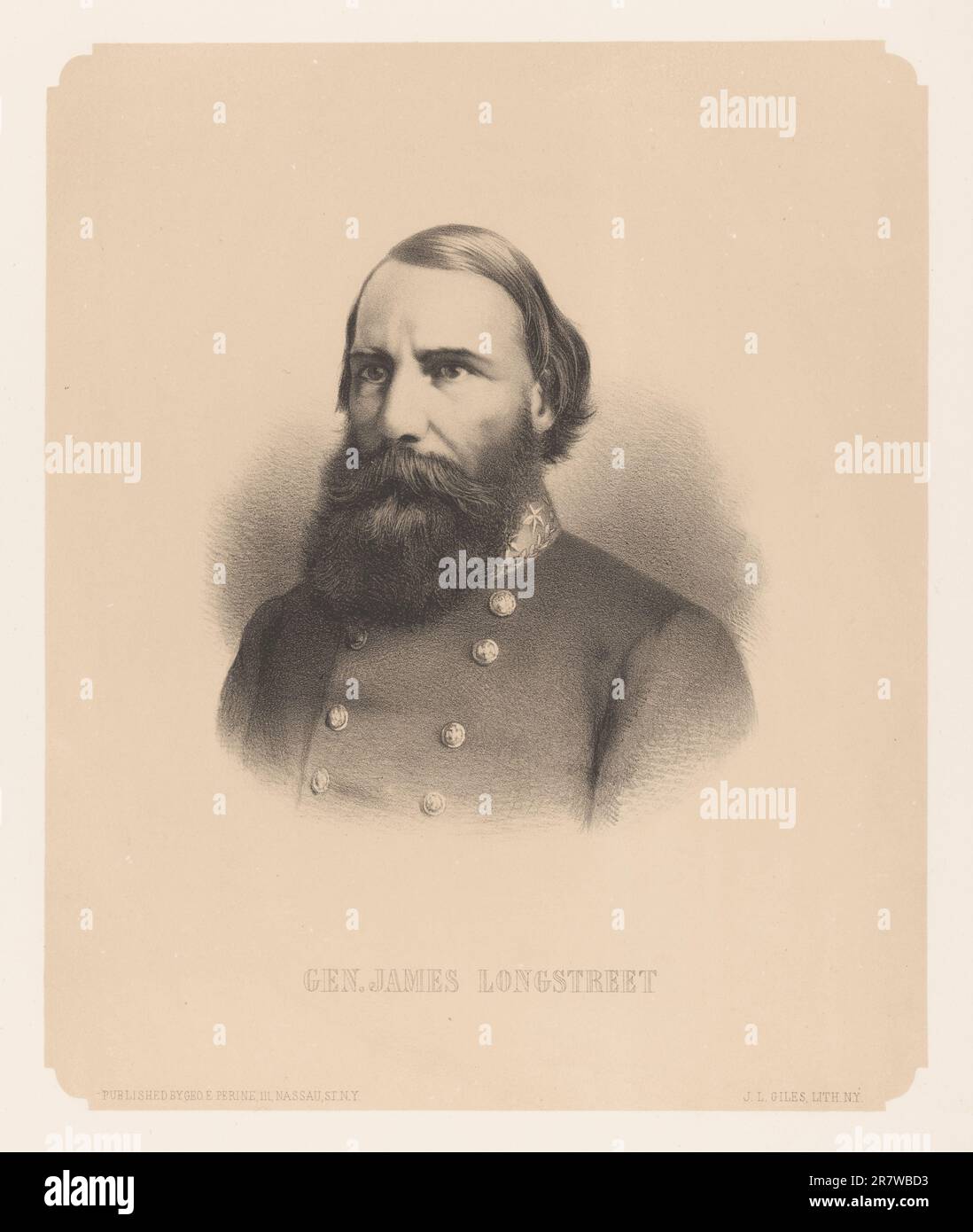 James Longstreet c. 1868 Stock Photo