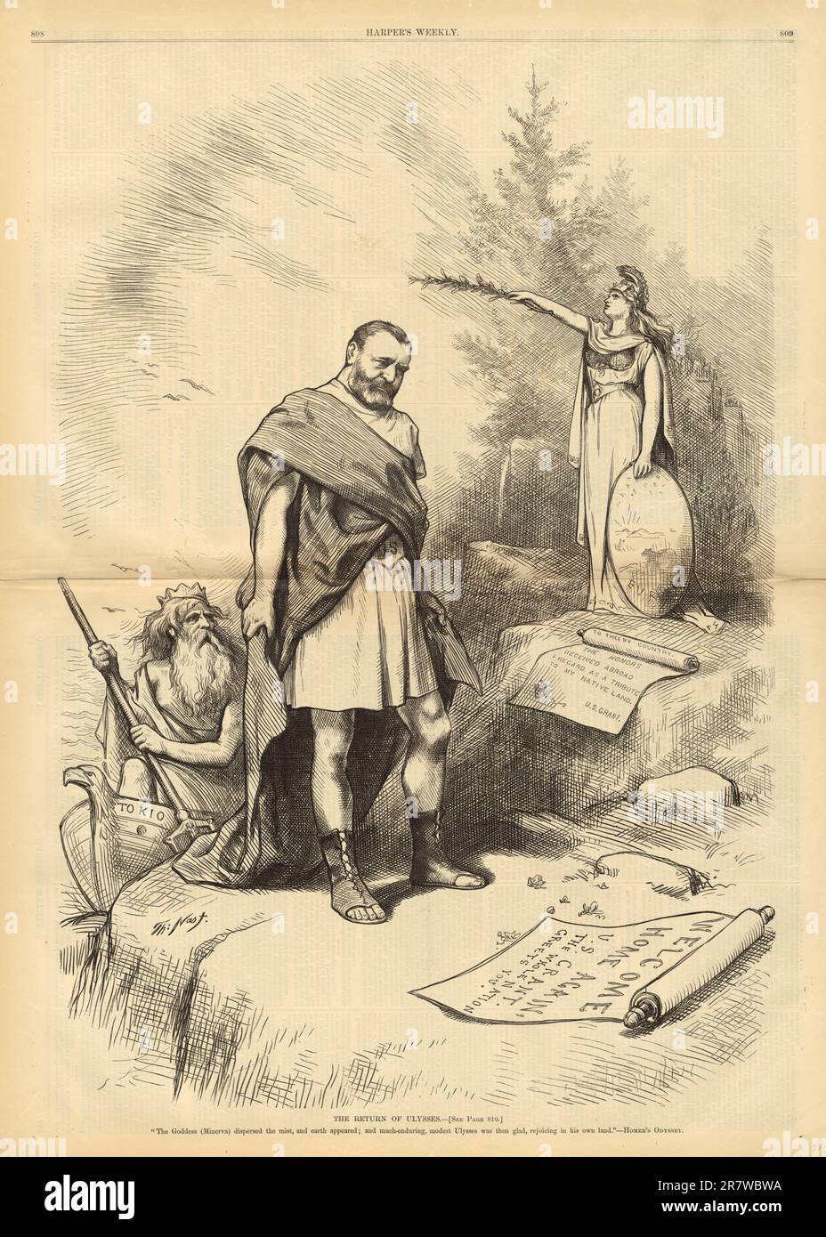 Return of Ulysses 1879 Stock Photo Alamy