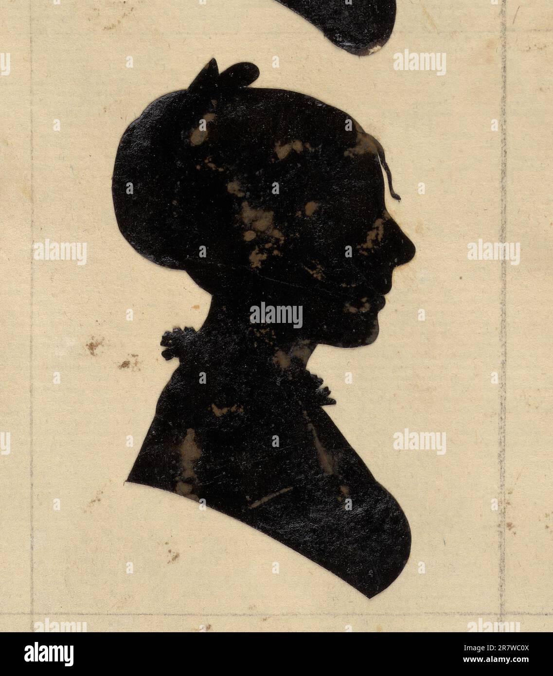 Woman 1800s silhouette hi-res stock photography and images - Alamy