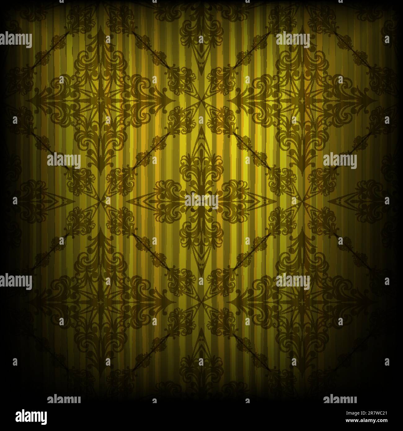 eps 10, vector seamless pattern on grungy background Stock Vector