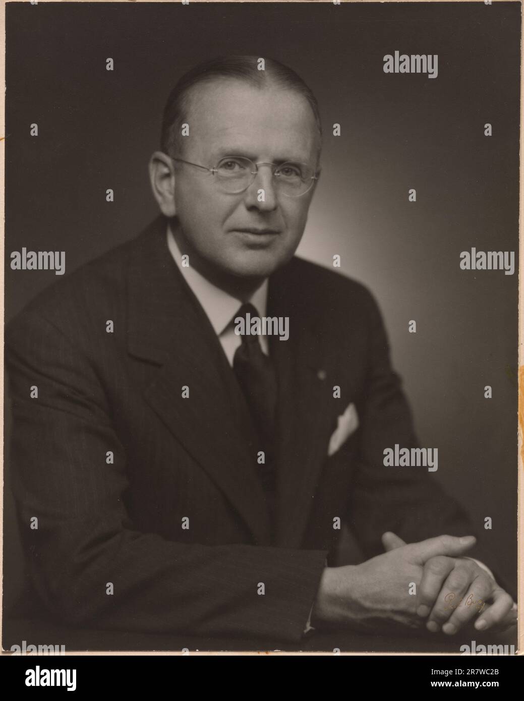 Norman Vincent Peale c. 1946 Stock Photo Alamy