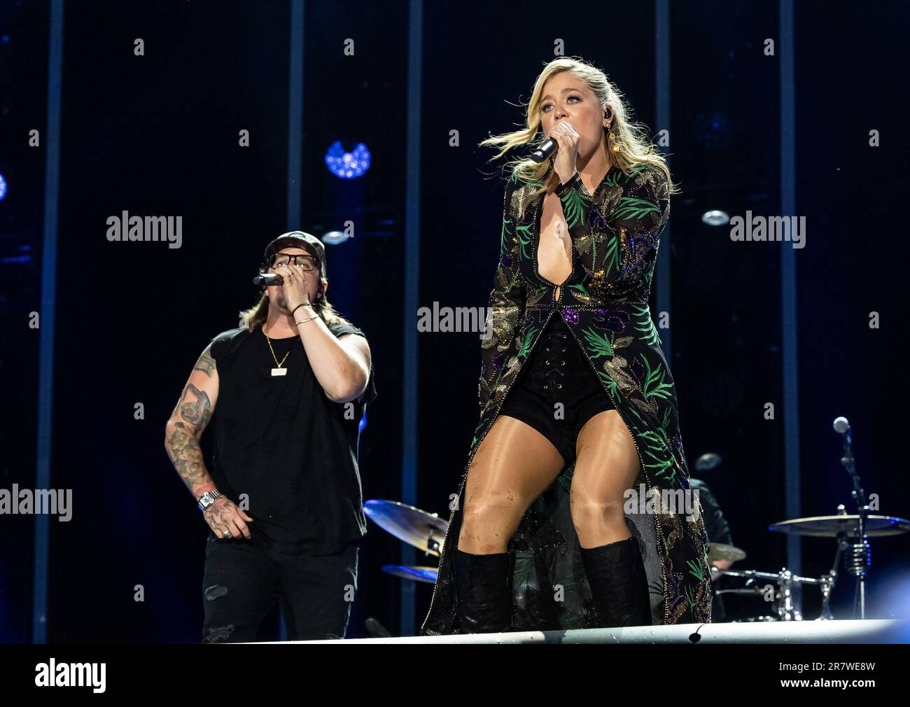 Hardy And Lainey Wilson Perform During Day 2 Of The Cma Fest At Nissan Stadium On Thursday June 5073
