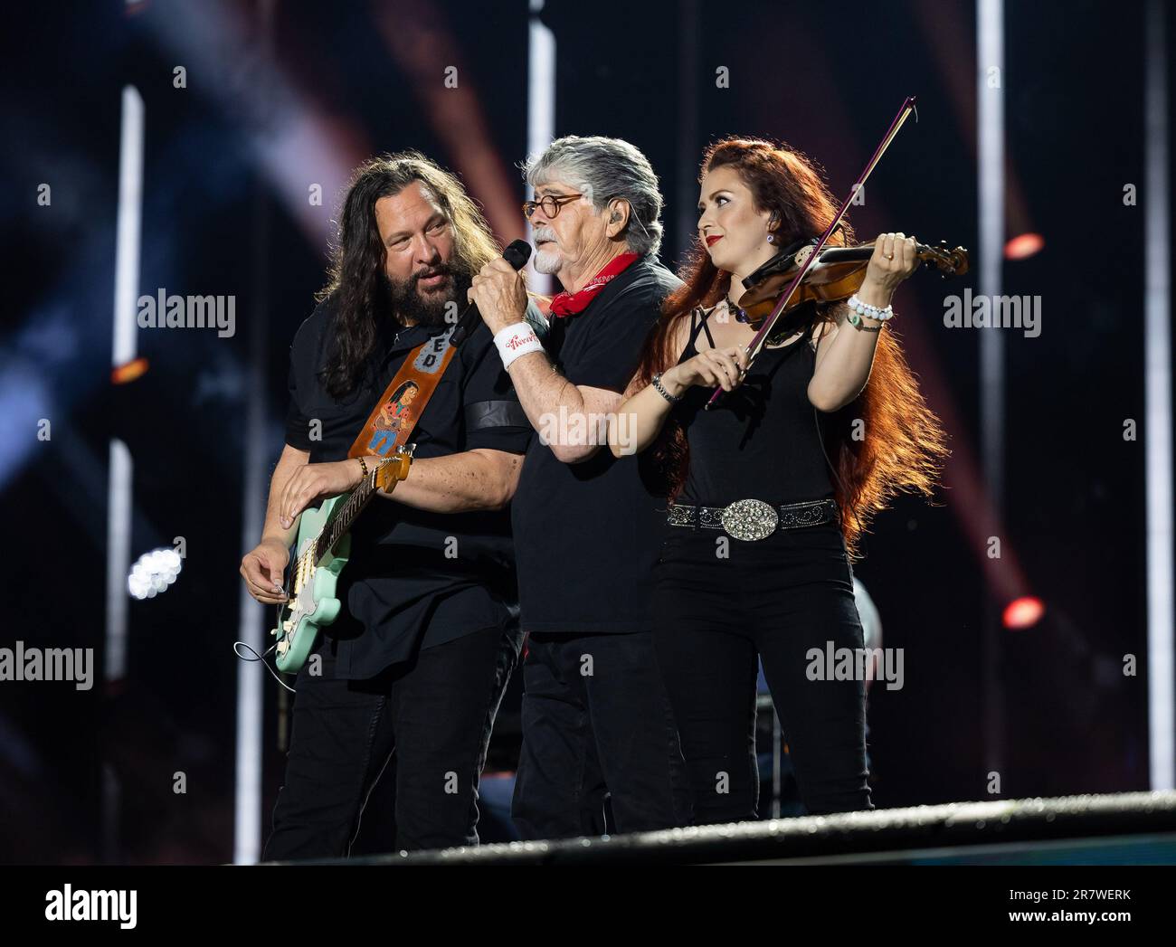 Alabama performs during day 4 of the CMA Fest at Nissan Stadium on