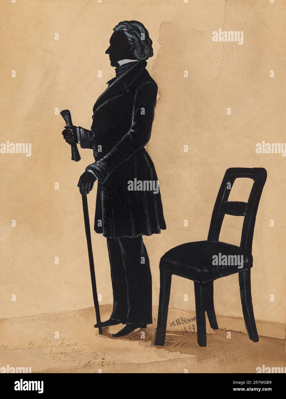 Elias Howe 1843 Stock Photo - Alamy