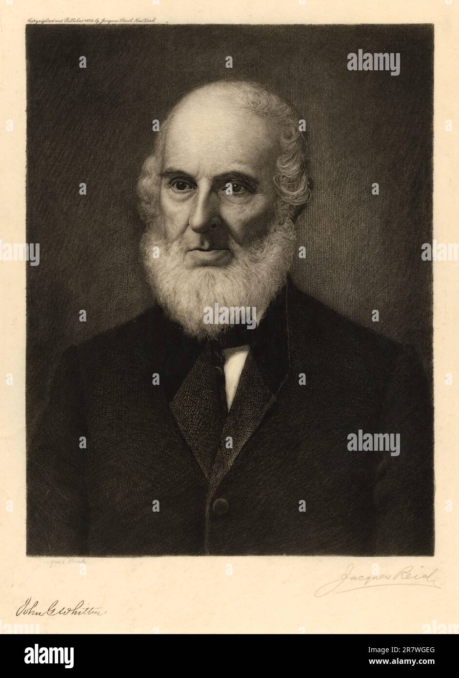 John Greenleaf Whittier 1899 Stock Photo Alamy