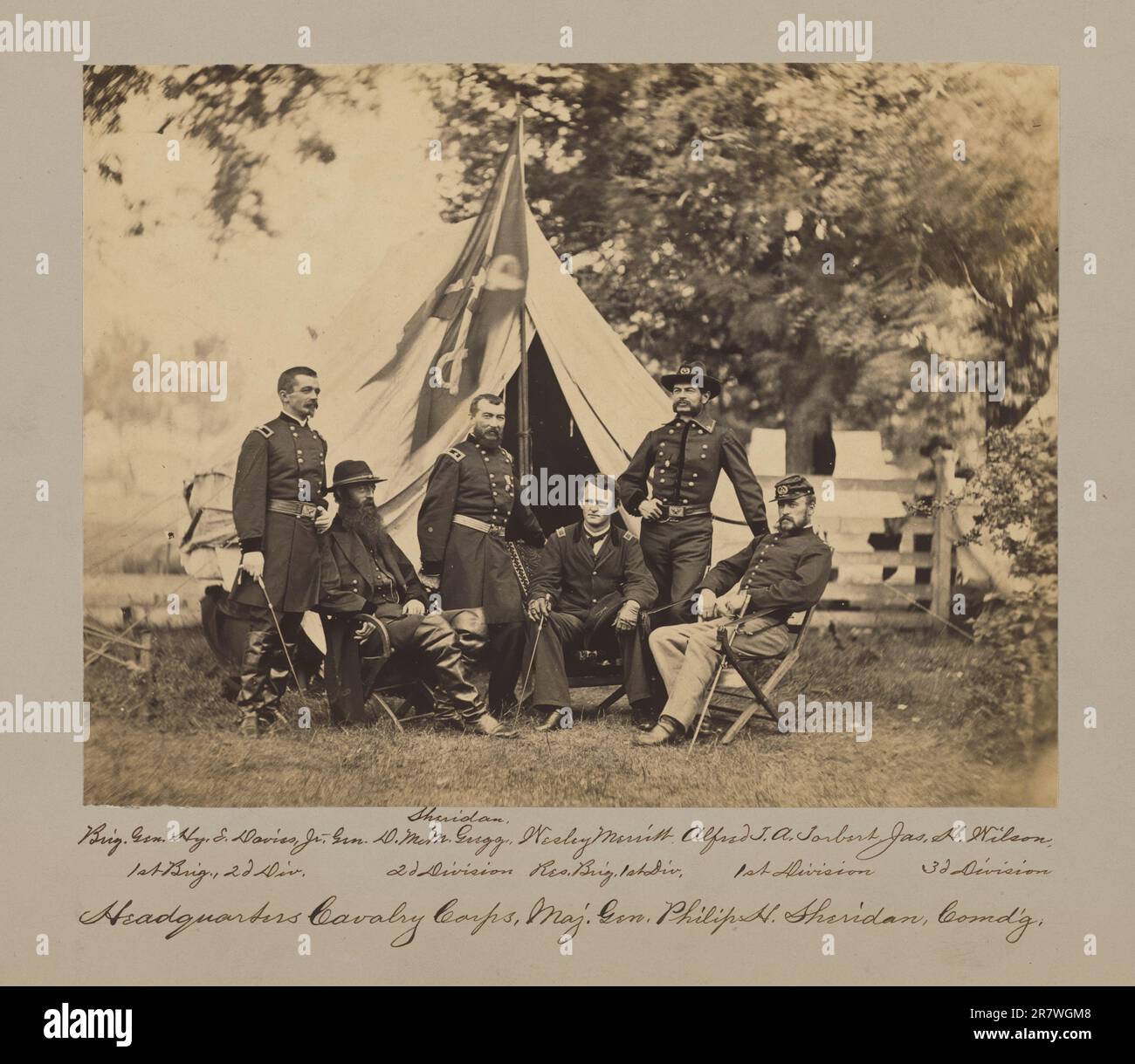 Union army officers 1864 stock photo alamy