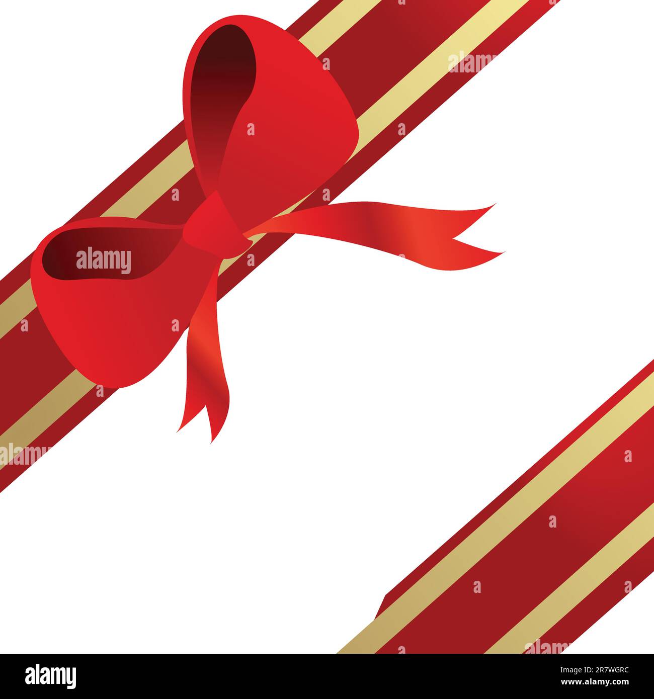 Red Bow vector illustration Stock Vector Image & Art - Alamy