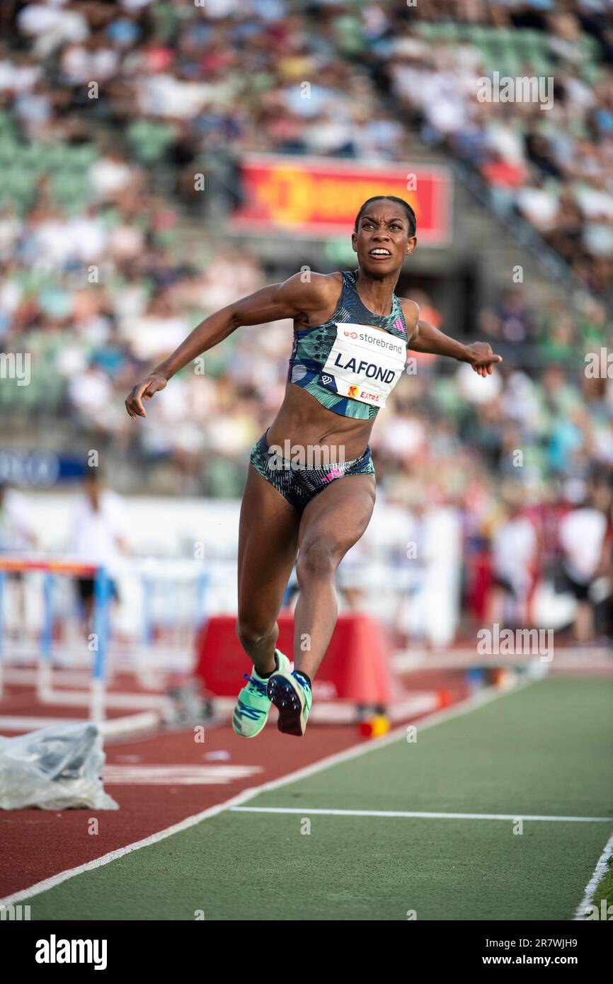 Thea Lafond of the Commonwealth of Dominica competing in the women’s