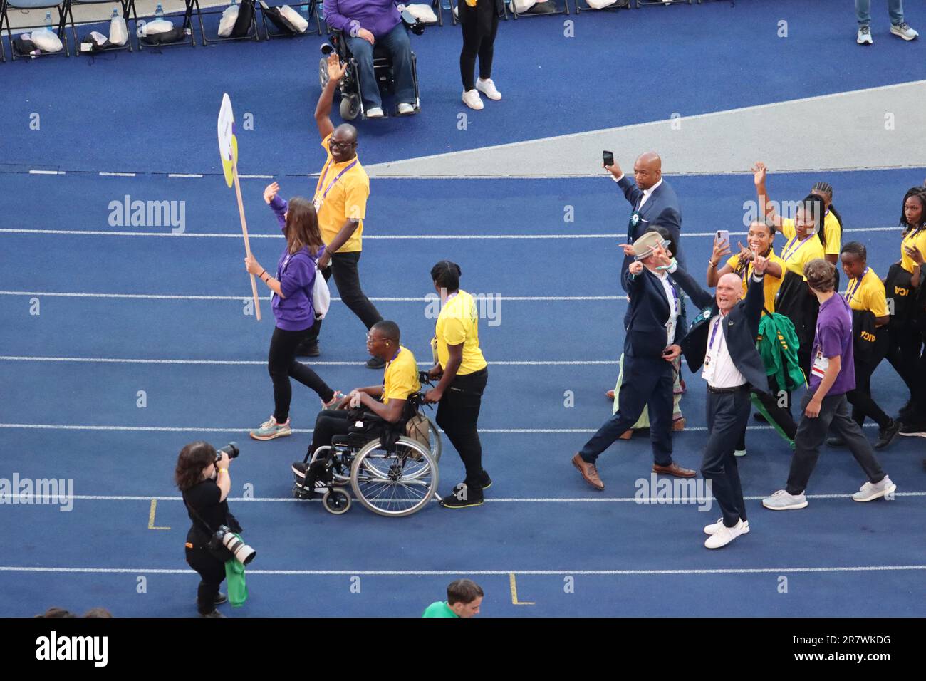 Berlin germany 17 june 2023 olympics athletes entry during the