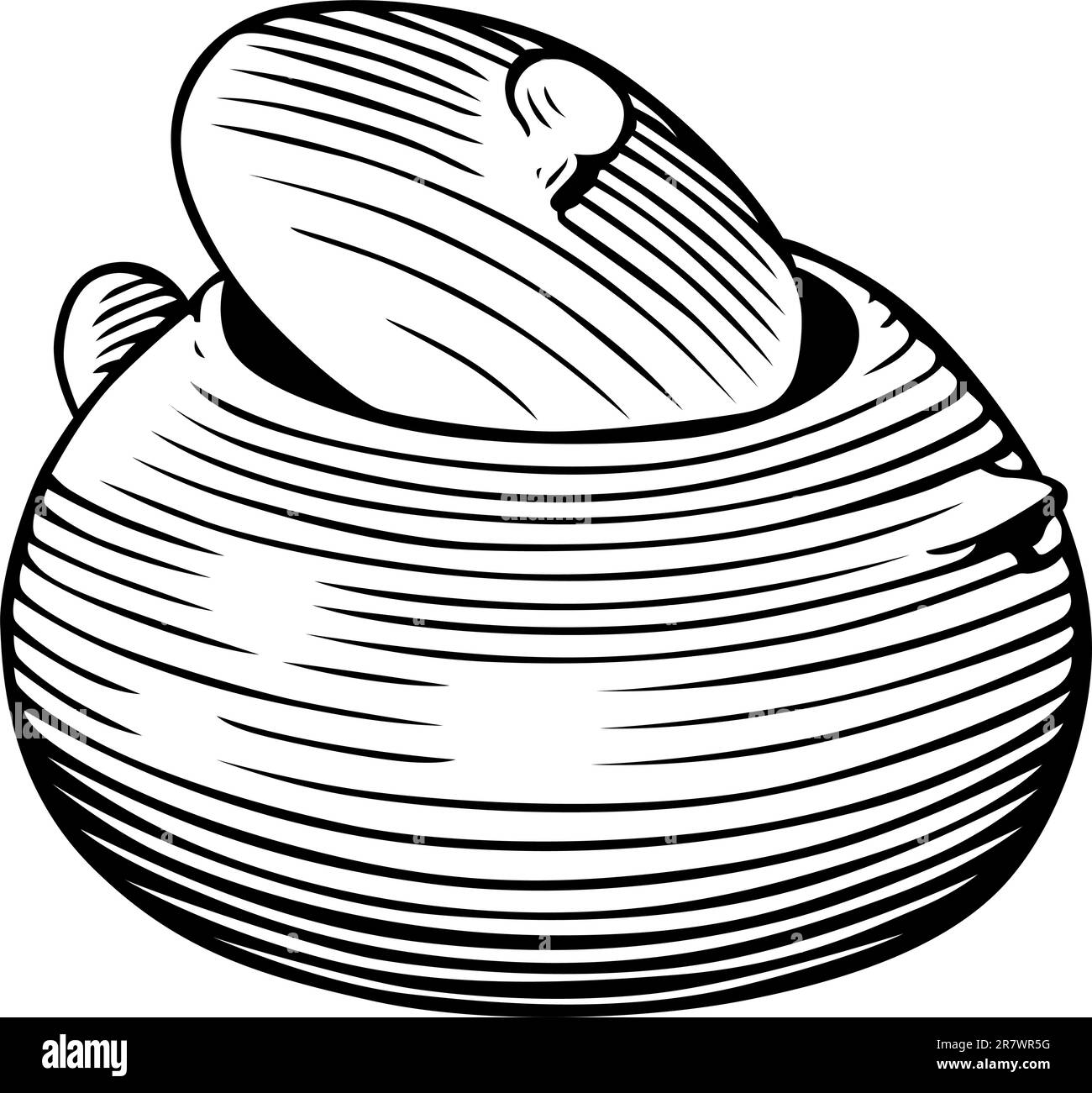 Sugar bowl isolated on white background Stock Vector Image & Art Alamy