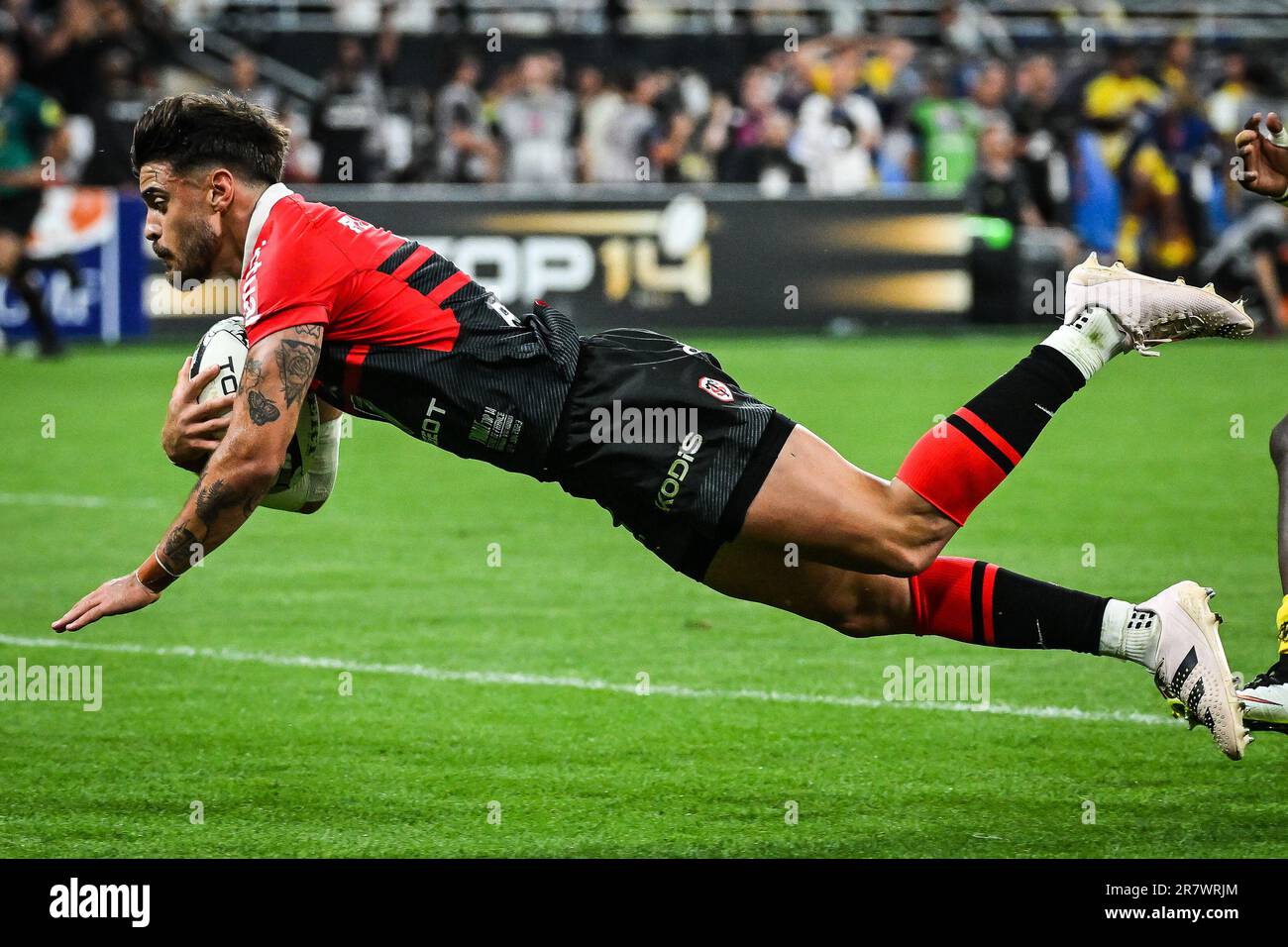 Saint denis france france 17th june 2023 romain ntamack of
