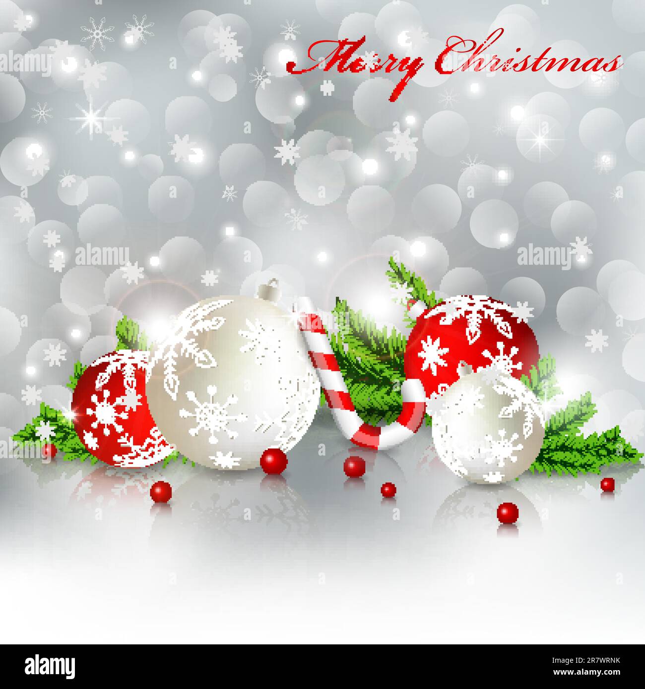 Vector christmas greeting card Stock Vector Image & Art - Alamy