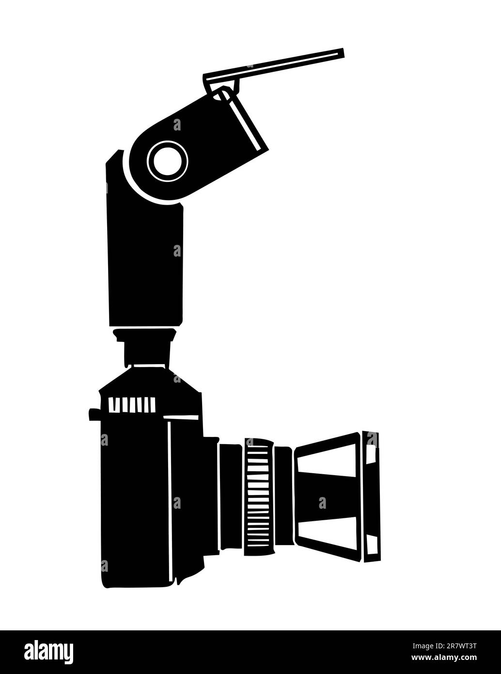 Camera flash painting Cut Out Stock Images & Pictures - Alamy