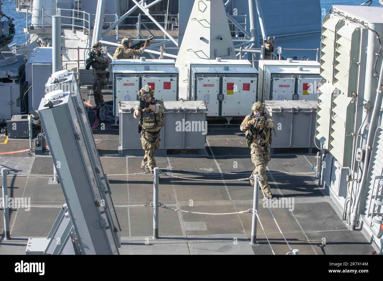 230613-N-LK647-1357 ATLANTIC OCEAN (June 13, 2023) Sailors assigned to ...