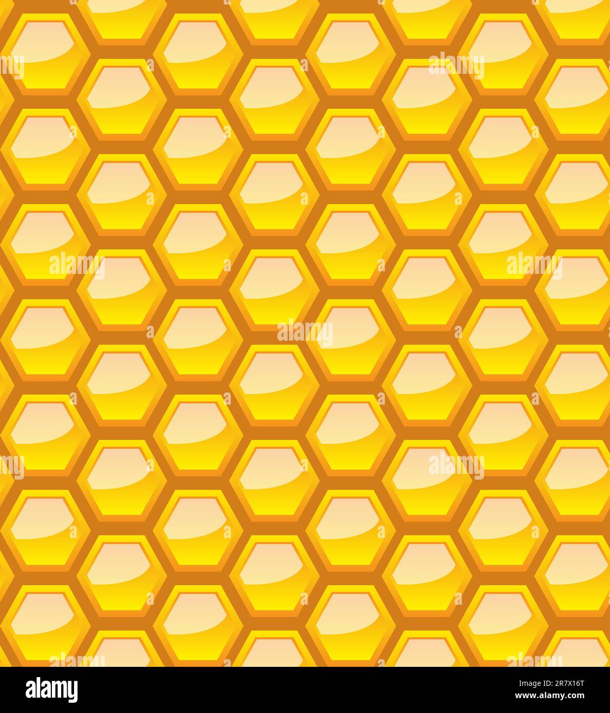 Seamless honeycomb pattern, vector illustration, eps10, 3 layers Stock Vector