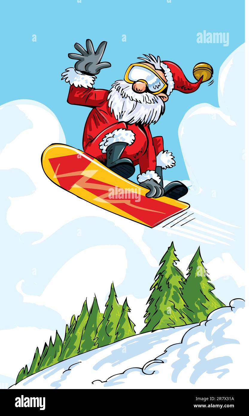 Cartoon Santa Stock Vector