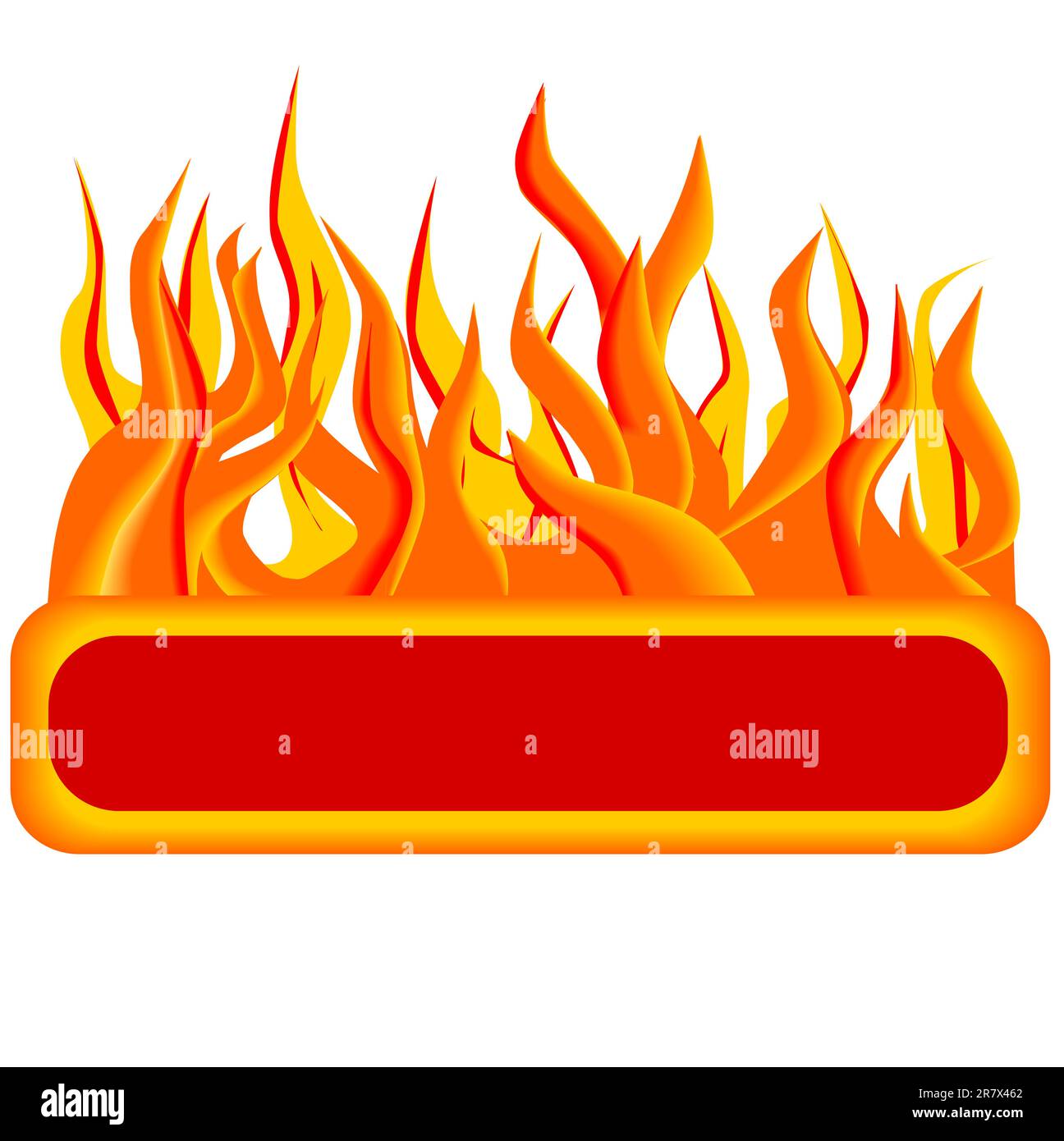 Illustration of fire button for web design Stock Vector Image & Art - Alamy