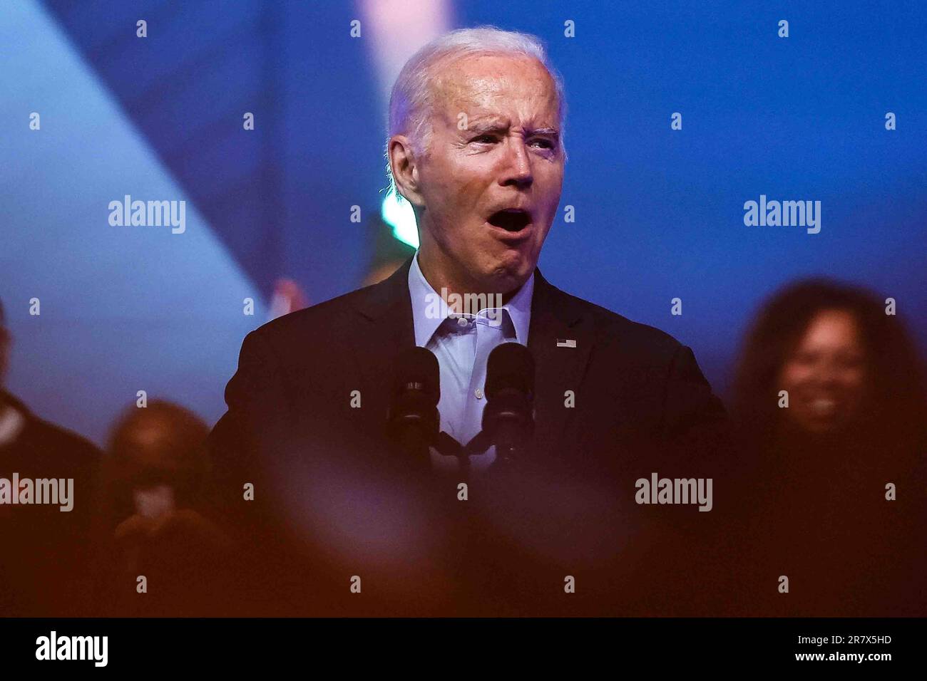 Biden Pa Rally Philadelphia, PA, USA. 17th June 2023. United States President Joe ...