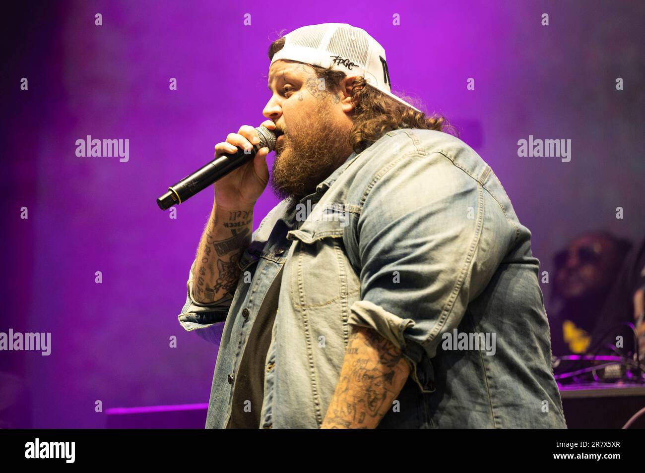Three 6 Mafia special guest Jelly Roll performs during Day 2 of the