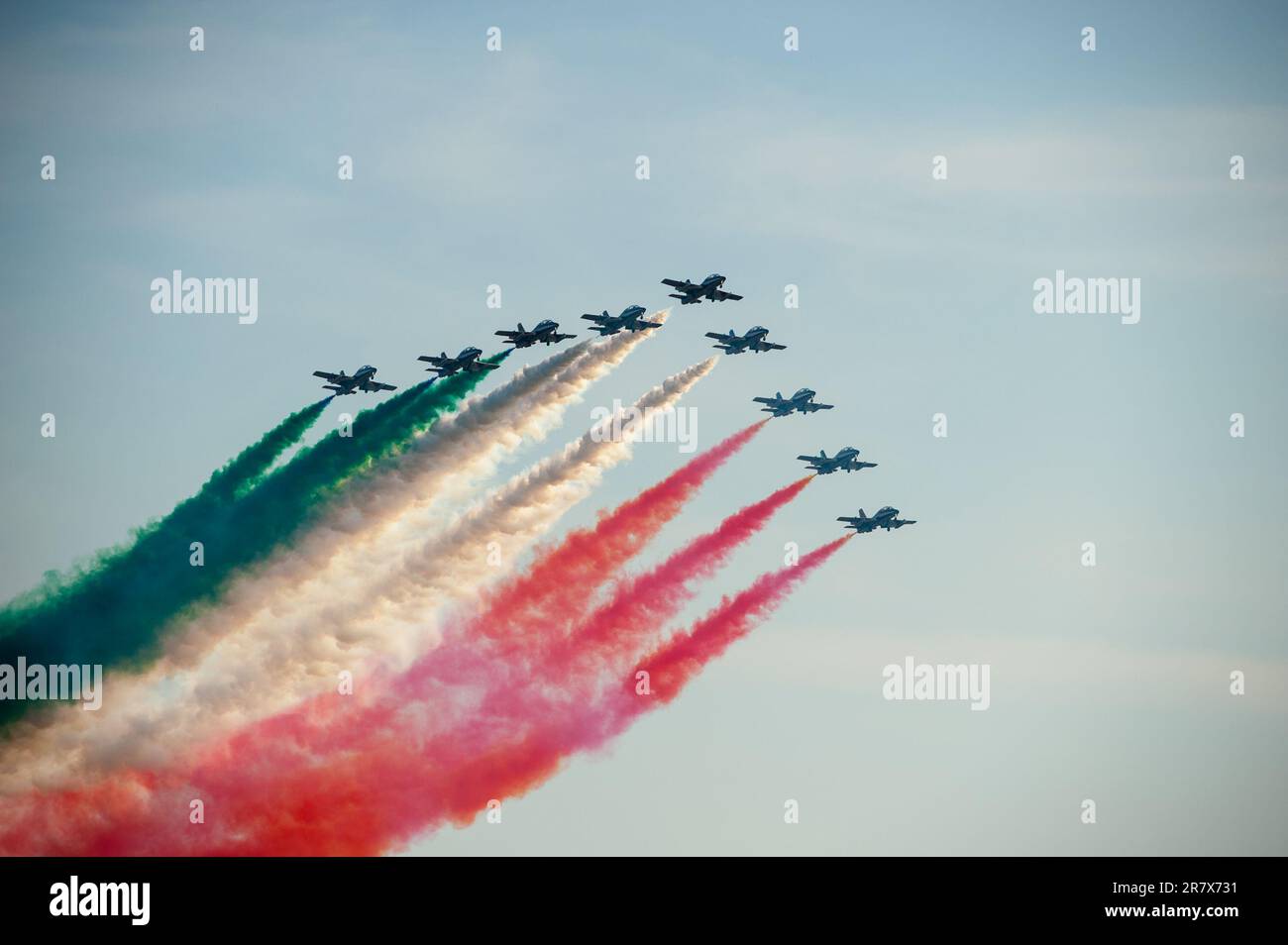 Rome, . 17th June, 2023. 17/06/2023 The Air Force turns one hundred years old and will celebrate its centenary at the military airport of 'Mario de Bernardi' Pratica di Mare. Ps: the photo can be used in respect of the context in which it was taken, and without defamatory intent of the decorum of the people represented. Credit: Independent Photo Agency/Alamy Live News Stock Photo