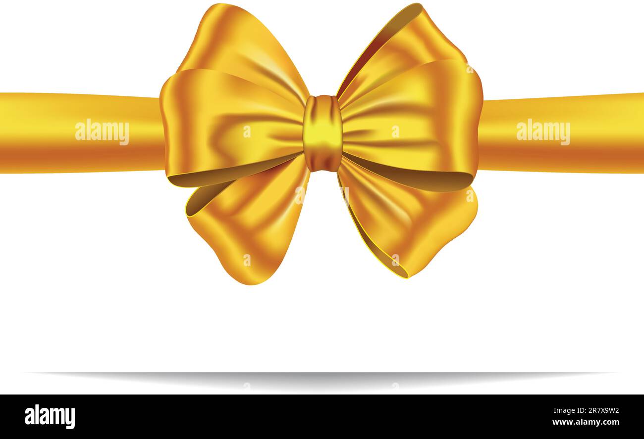 Gold Ribbon Bow Png Yellow Gift Ribbon Bow PNG Images & PSDs For